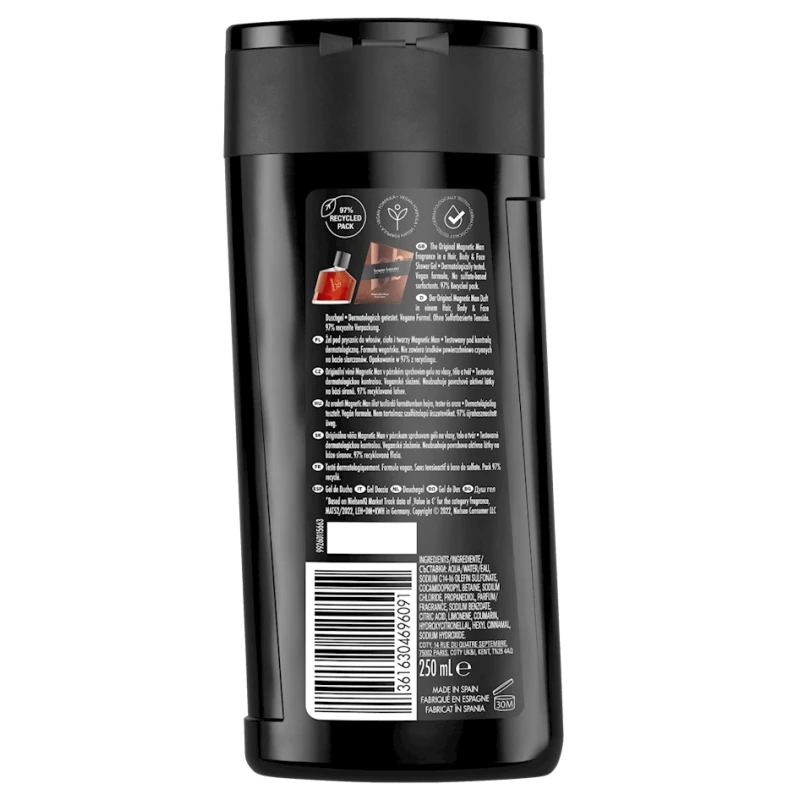 Гель-шампунь 3в1 Bruno Banani Magnetic Man Refreshing 250 мл Гель-шампунь 3в1 Bruno Banani Magnetic Man Refreshing 250 мл