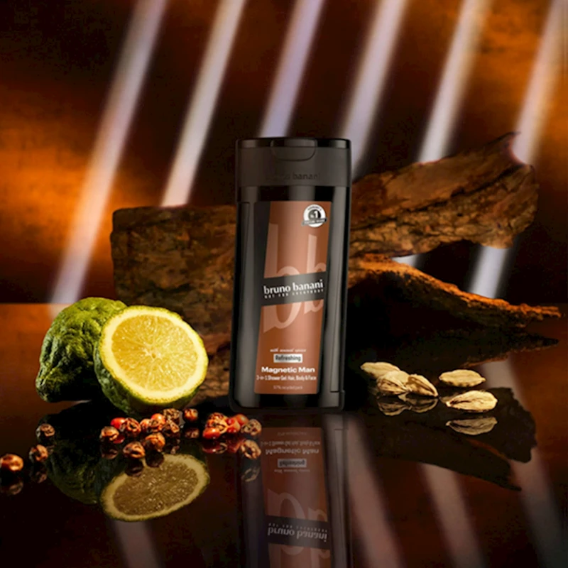Гель-шампунь 3в1 Bruno Banani Magnetic Man Refreshing 250 мл Гель-шампунь 3в1 Bruno Banani Magnetic Man Refreshing 250 мл