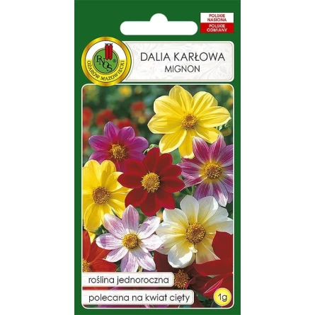 Семена цветов PNOS Dalia Karlowa Mignon, 1 г Семена цветов PNOS Dalia Karlowa Mignon, 1 г