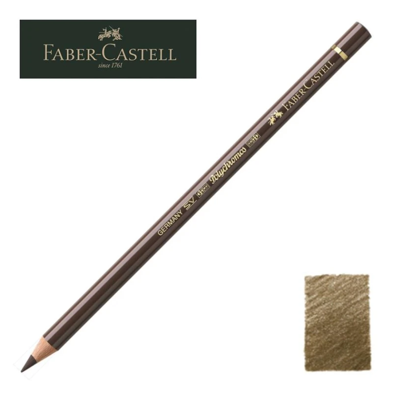 Цветной карандаш Faber-Castell Polychromos, цвет 280, Burnt Umber