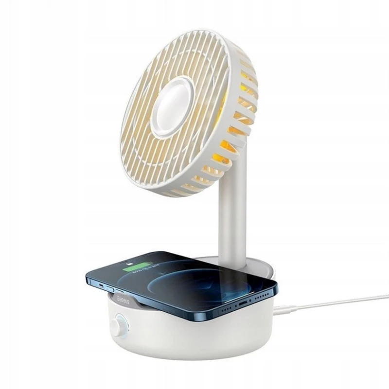 Беспроводное зарядное устройство Baseus Hermit Desktop, Белый Беспроводное зарядное устройство Baseus Hermit Desktop, Белый