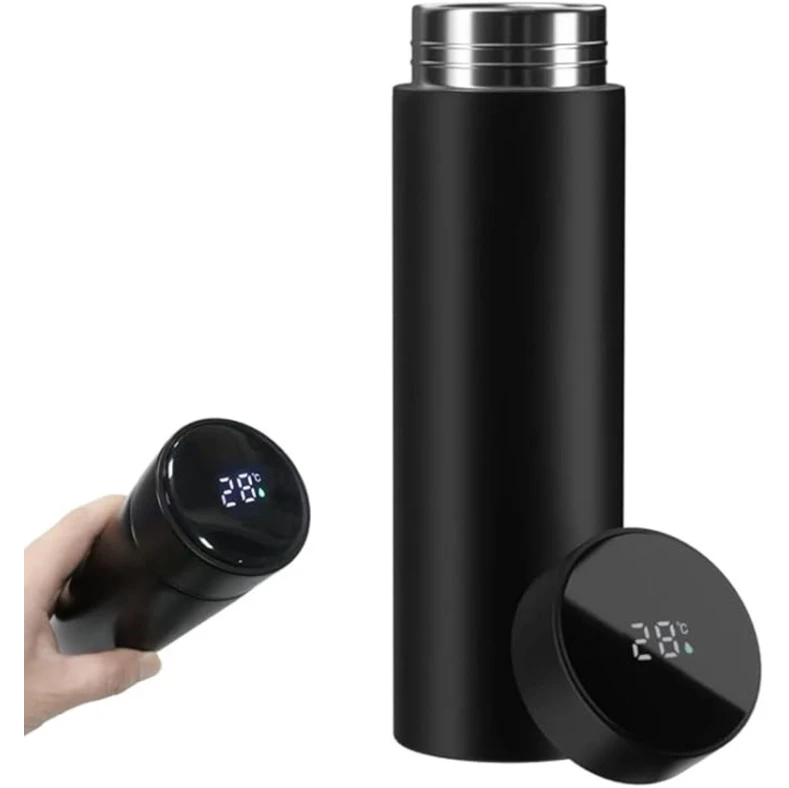 Termos, polad, LED göstəricili, içi setkalı, 0,5 l