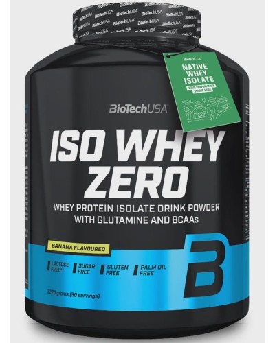 Protein BioTechUSA Iso Zero Banana, 2270 q