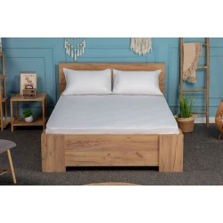 Комплект постельного белья Pima Cotton Vero SHA-0000871, простыня 180х200, наволочки 50х70, двуспальный, хлопок, белый