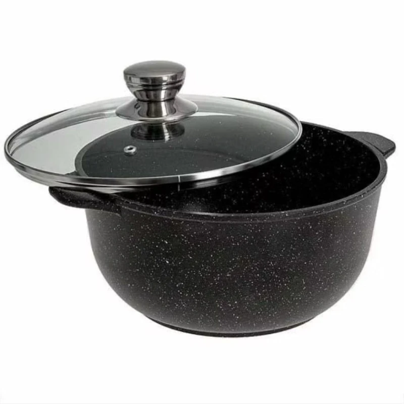 Qazan Гардарика 6028 Orion (1710-04), alüminium, qara, 30 sm, 10 l