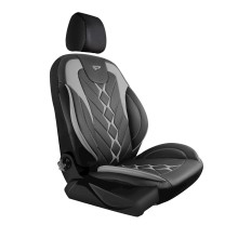 Oturacaq üçün çexol Panda Texsas2 Series, qara/boz