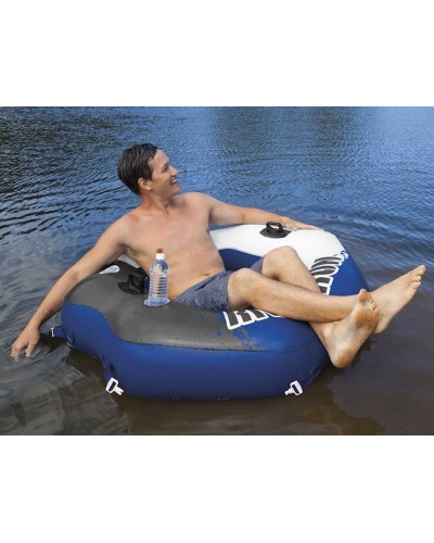 Şişmə halqa-kreslo Intex River Run 58854, göy, 130x126 sm