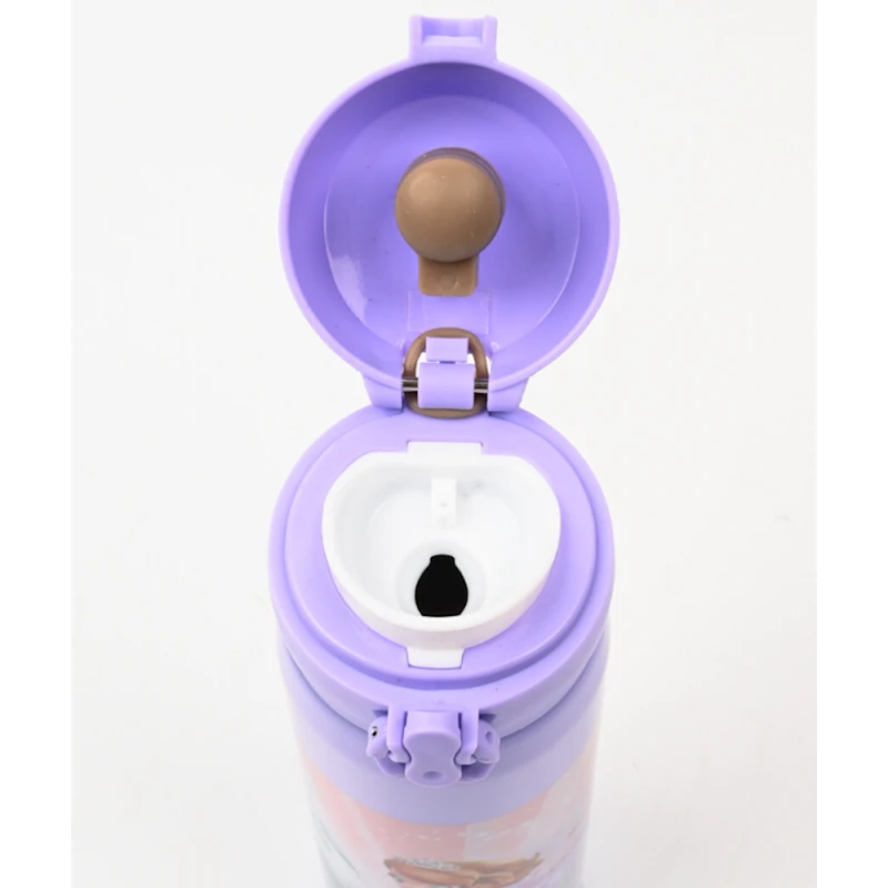 Бутылка для воды Princess Sofia, 500 мл, нержавеющая сталь, фиолетовая