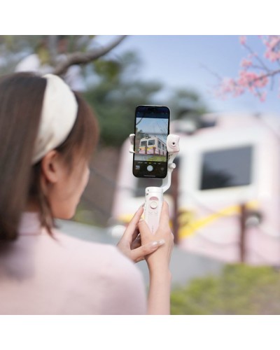 Telefon üçün stabilizator Hohem iSteady V2s White Pink