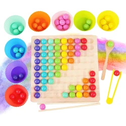 Развивающая игра 02-3, Fun Dispels Joy, 3-5 лет, дерево, разноцветный