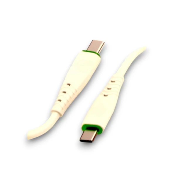 Кабель Estan 08Z-7C, Type C to Type C, белый