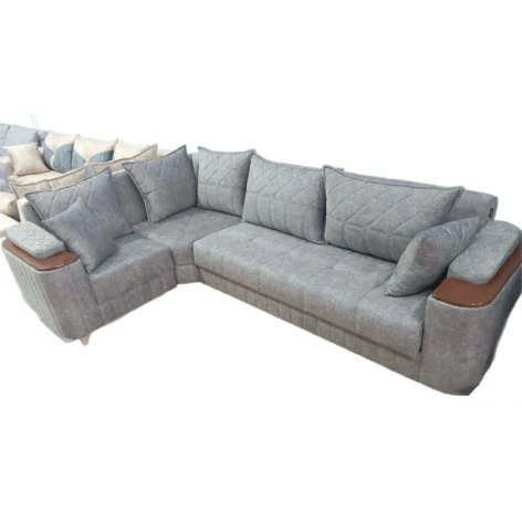 Диван DSK-1, серый, 300x200 см