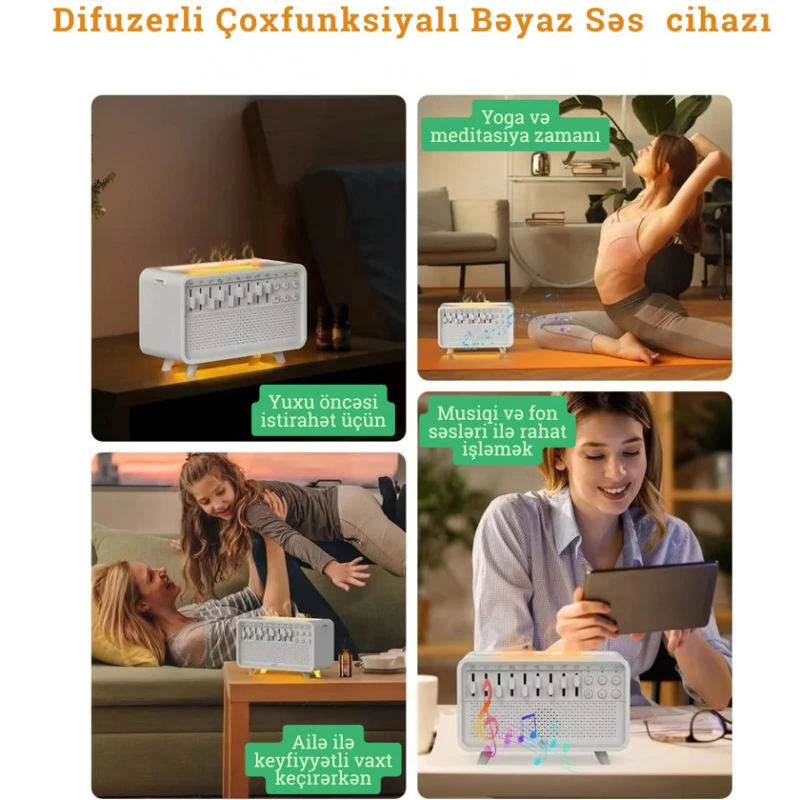 Аромаувлажнитель воздуха со звуками природы и динамиком Аромаувлажнитель воздуха со звуками природы и динамиком