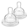 Набор сосок для кормления Philips Avent Anti-colic, силикон, прозрачный, 2 шт