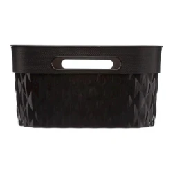 Органайзер 5Five Disco, 8.5 л, 25.5х33х13 см, полиэтилен, с ручкой, черный