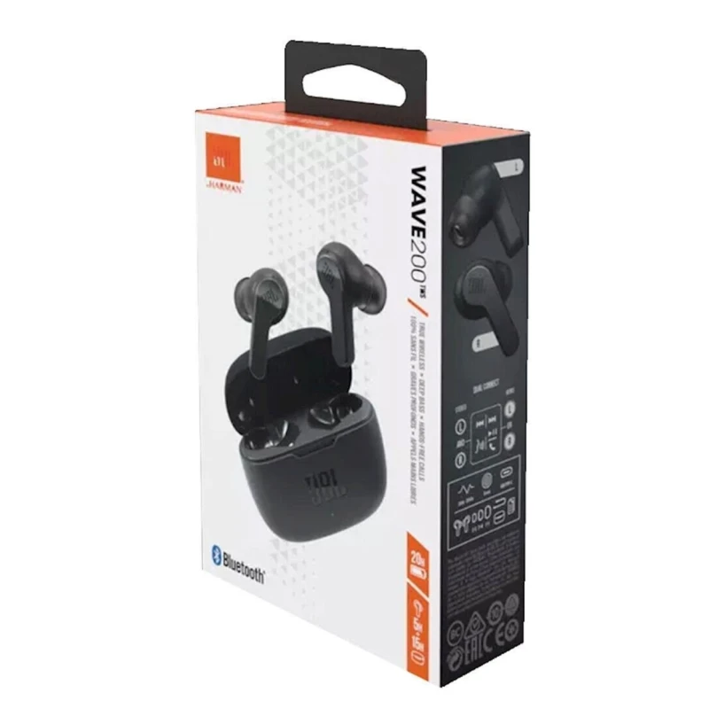 Беспроводные наушники JBL Wave 200 TWS Black