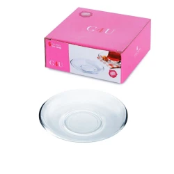 Набор блюдец Paşabahçe Glass4you, стекло, прозрачный, 6 шт Набор блюдец Paşabahçe Glass4you, стекло, прозрачный, 6 шт