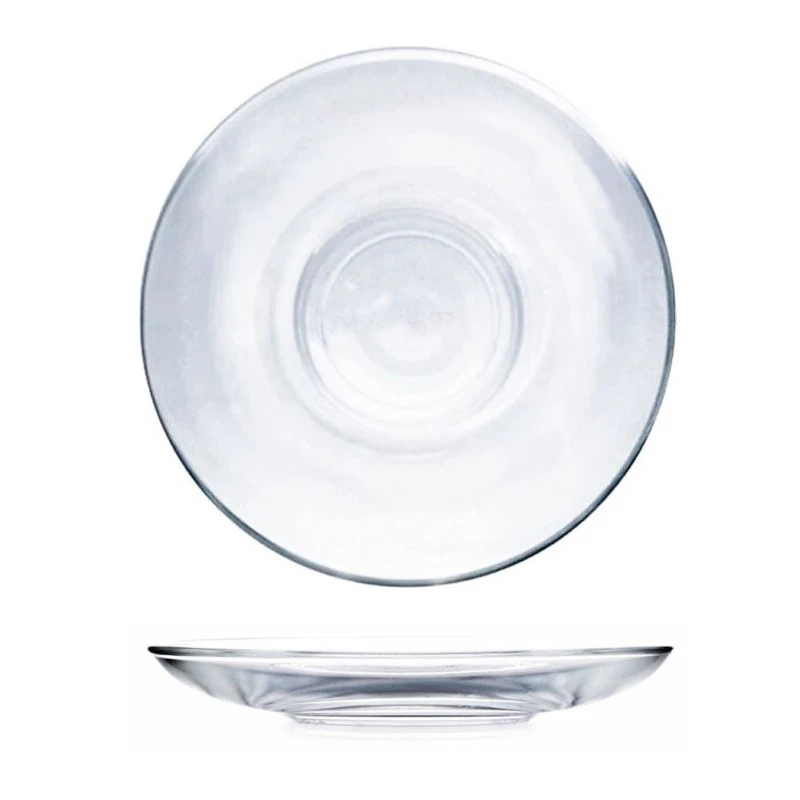 Набор блюдец Paşabahçe Glass4you, стекло, прозрачный, 6 шт Набор блюдец Paşabahçe Glass4you, стекло, прозрачный, 6 шт