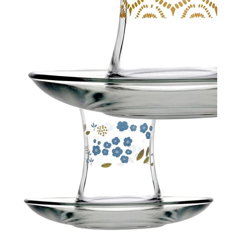 Набор блюдец Paşabahçe Glass4you, стекло, прозрачный, 6 шт Набор блюдец Paşabahçe Glass4you, стекло, прозрачный, 6 шт