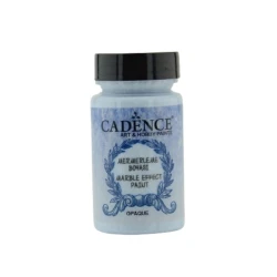 Акриловая краска Cadence Marble Effect Opaque Hawaii Blue, с эффектом мрамора, голубой, 90 мл