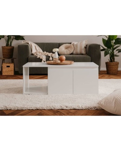 Jurnal masası Ev Plus Finori 12115614, LDSP, ağ, 40x50x90 sm