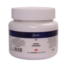 Akril boya Ладога 101 Titan ağ boya 500 ml