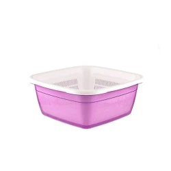 Набор сито с тазом Hobby Life, 25х25х10.5 см, пластик, в ассортименте