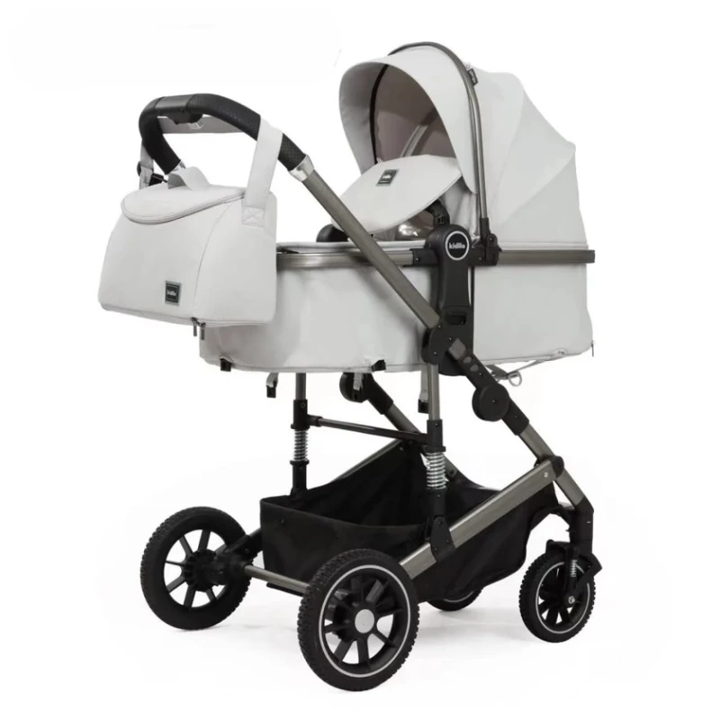 Uşaq arabası Kidilo A10, açıq boz