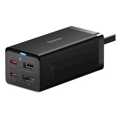 Paylayıcı Baseus GaN5 Pro Desktop Fast Charger 1U+2C+HDMI 67W with 1.5 m power cord EU (CCGP110201) Black