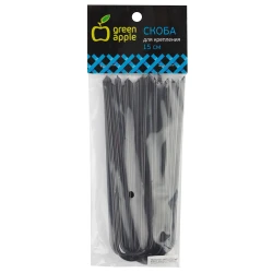 Скобы для крепления растения Green Apple GANPN-3, черный, 15 см