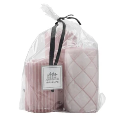 Формовая свеча JYSK Alfred, розовый, 3 шт. Формовая свеча JYSK Alfred, розовый, 3 шт.