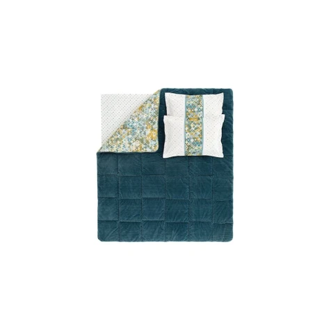 Комплект постельного белья Yataş Diamond Triola, одеяло 195x215 см, простыня 160x200 см, наволочки 50x70 см 2 шт, двуспальный, хлопок/полиэстер, Yeşil