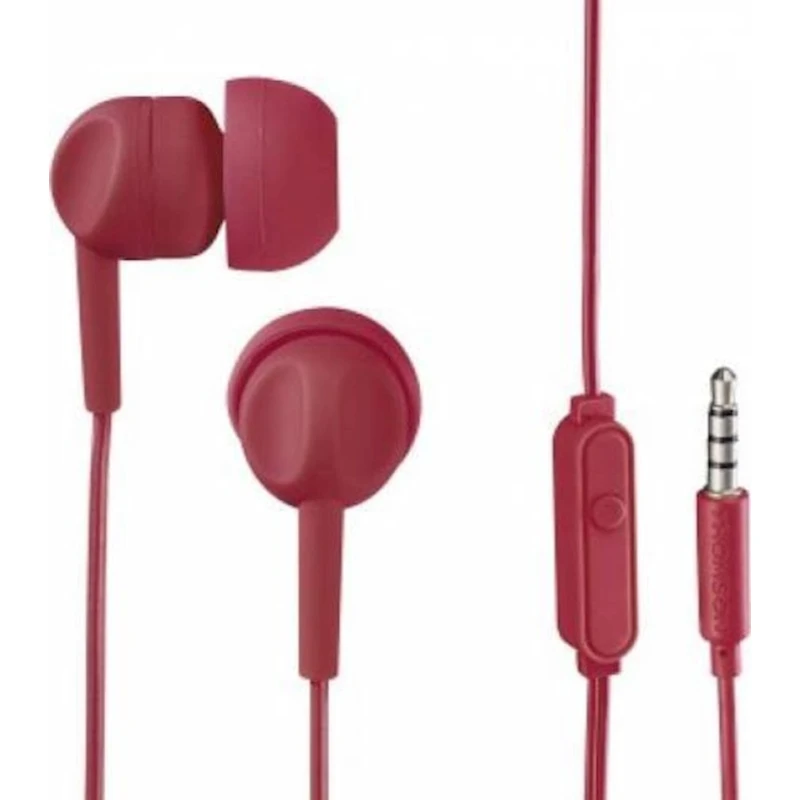 Проводные наушники Thomson In-Ear Mic Red