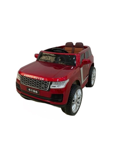 Uşaq elektrik avtomobili Range Rover 6188, qırmızı