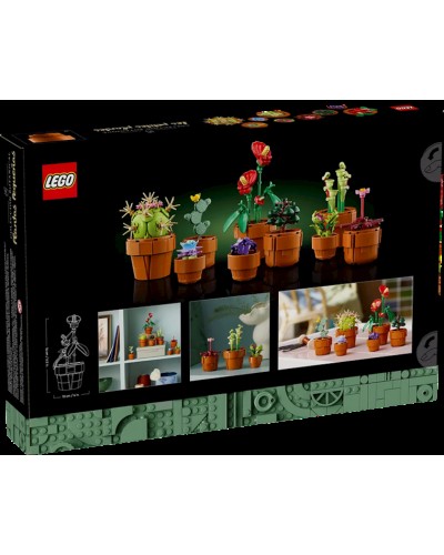 Konstruktor LEGO Icons Tiny Plants 10329, 18+ yaş, 758 əd