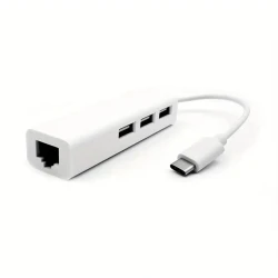 USB-концентратор 4-in-1 Type-C to RJ45/3x USB USB-концентратор 4-in-1 Type-C to RJ45/3x USB