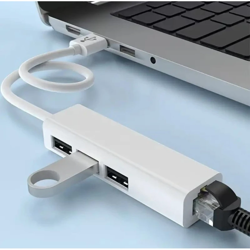 USB-концентратор 4-in-1 Type-C to RJ45/3x USB USB-концентратор 4-in-1 Type-C to RJ45/3x USB