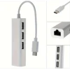 USB-концентратор 4-in-1 Type-C to RJ45/3x USB USB-концентратор 4-in-1 Type-C to RJ45/3x USB
