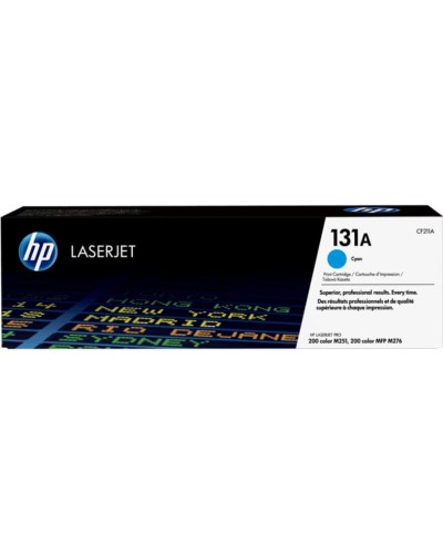 Toner-kartric HP LaserJet Pro 200 Color M251/M251n/M251nw/MFP M276/M276n/M276nw Cyan (131A) - printdeluxebaku_hp_cf211a