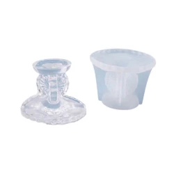 Молд Ножка фигурная, 7.4x6 см, силикон, белый Молд Ножка фигурная, 7.4x6 см, силикон, белый