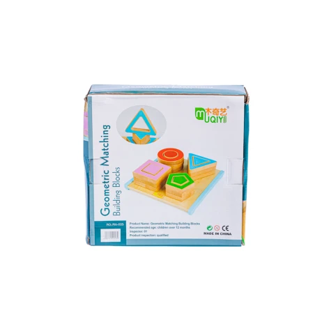 Сортер Geometric Matching Building Blocks 902180, 24x24 см, дерево, 1+ год Сортер Geometric Matching Building Blocks 902180, 24x24 см, дерево, 1+ год