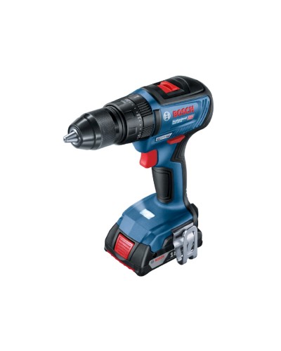Akkumulyatorlu zərbəli drel-şurup bağlayan Bosch GSB 18V-50 (2x2,0 Ah, Case)