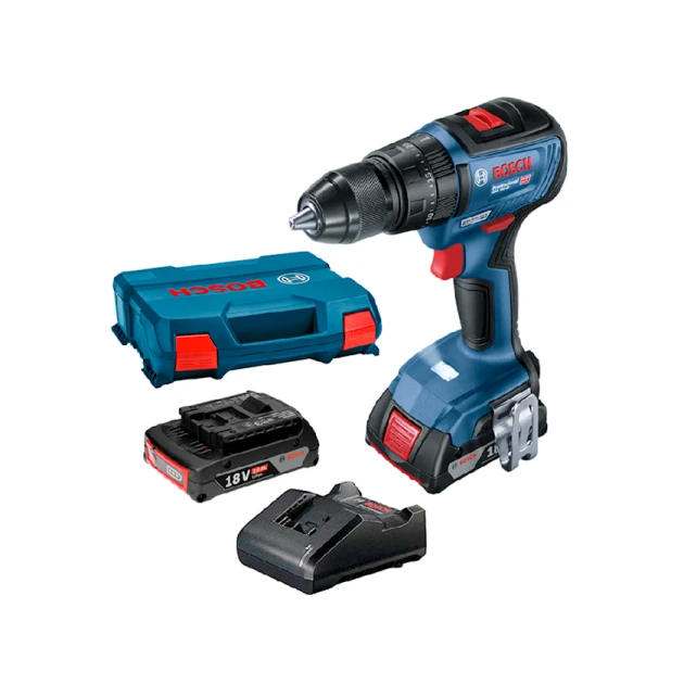 Аккумуляторная ударная дрель-шуруповерт Bosch GSB 18V-50 (2x2,0 Ah, Case)