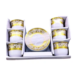 Набор чайный Green PC-0095, золотистый/белый, на 6 персон