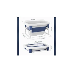 Детская глубокая ванночка, синий Детская глубокая ванночка, синий