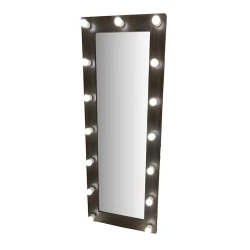 Напольное зеркало, 175х80х7 см, ЛДСП, коричневое Напольное зеркало, 175х80х7 см, ЛДСП, коричневое