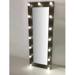 Напольное зеркало, 175х80х7 см, ЛДСП, коричневое Напольное зеркало, 175х80х7 см, ЛДСП, коричневое