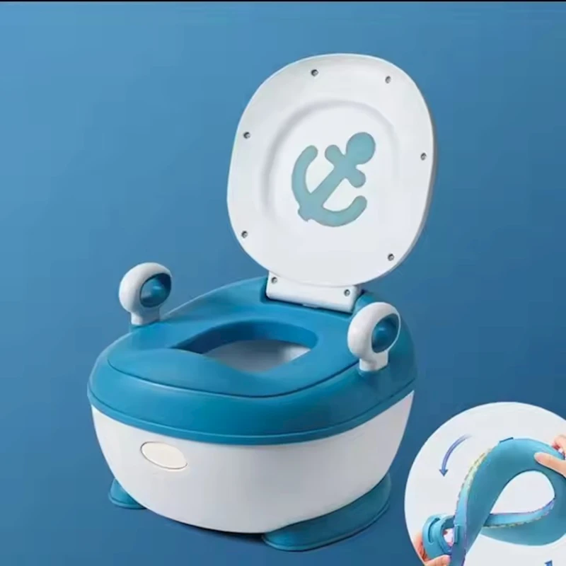 Горшок детский UM001000932, от 1 года, синий Горшок детский UM001000932, от 1 года, синий