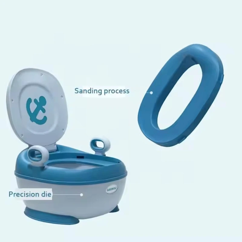 Горшок детский UM001000932, от 1 года, синий Горшок детский UM001000932, от 1 года, синий