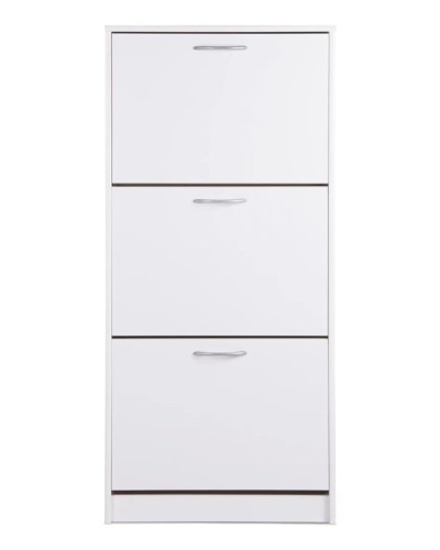 Ayaqqabı üçün tumba Art Mebel 40, laminat, ağ, 130х110х45 sm